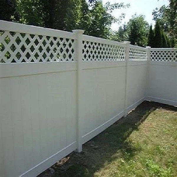 9Lattice Top Privacy Vinyl Fencing 9Lattice Top Privacy Vinyl Fencing